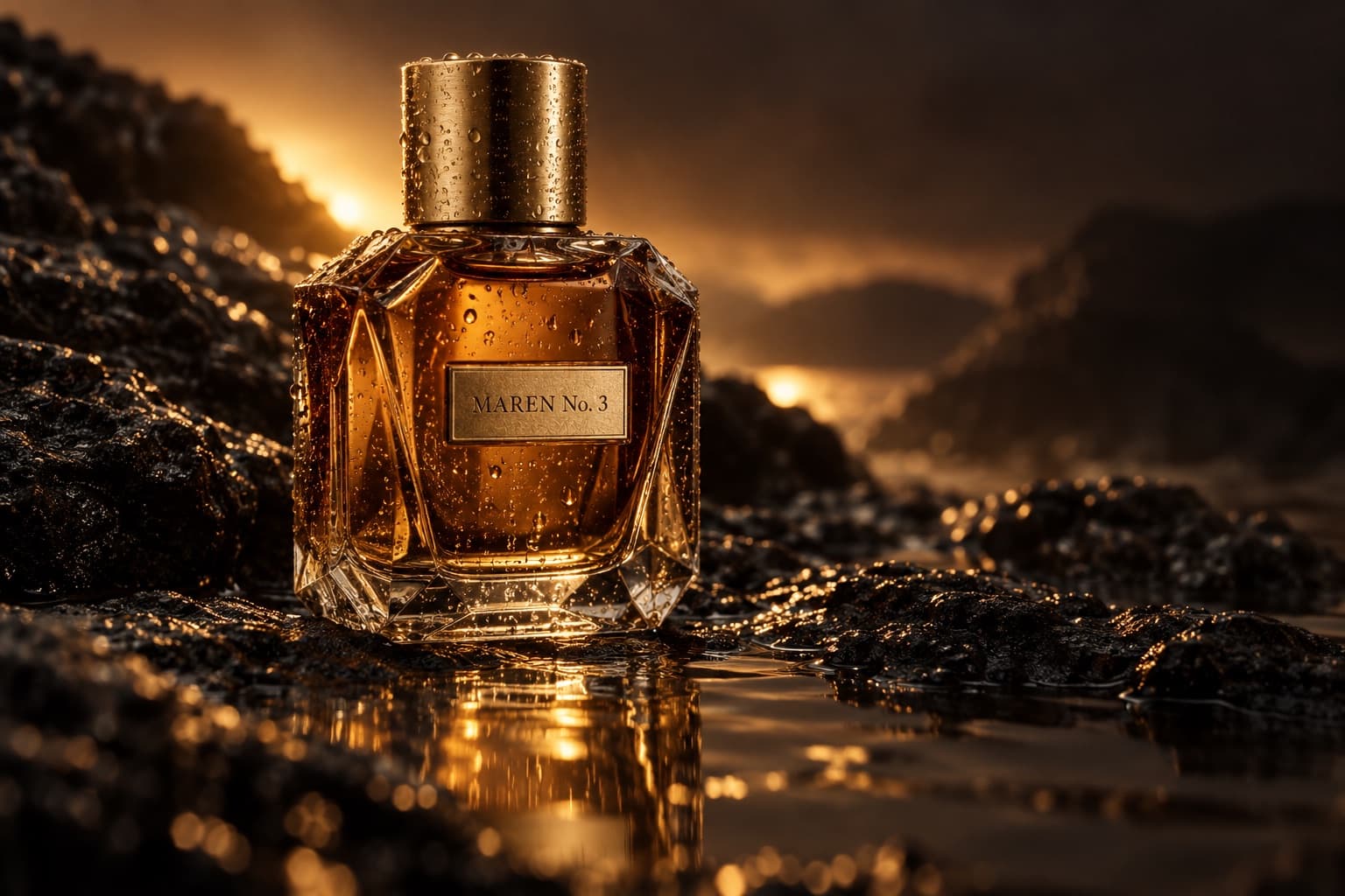 Maren No. 3 fictional fragrance campaign still